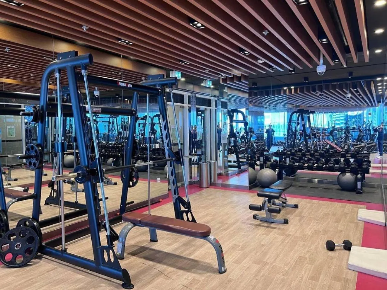 Apartamento High Floor Studio With Burj Khalifa And Skyline View Dubái